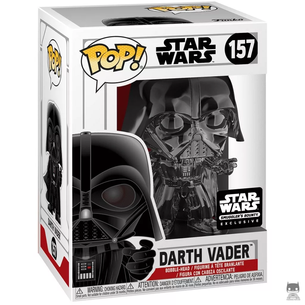 Figura Funko Pop! Darth Vader (Negro) en su caja