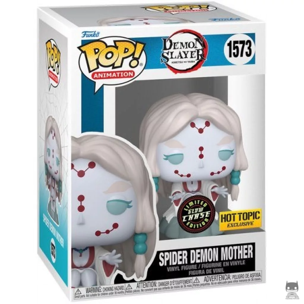 Figura Funko Pop! Madre demonio araña (Chase & Brilla en la oscuridad) en su caja