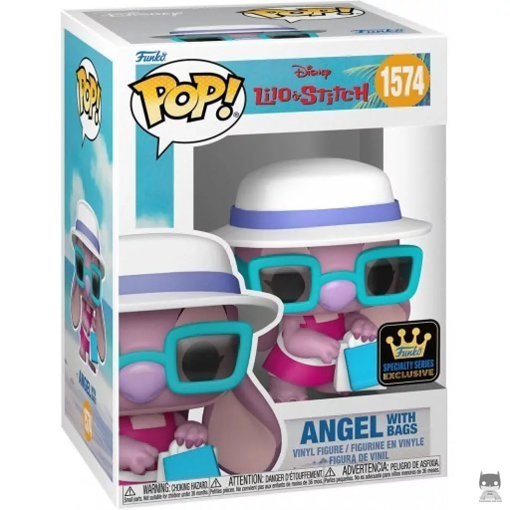 Figura Funko Pop! Angel con bolsas en su caja
