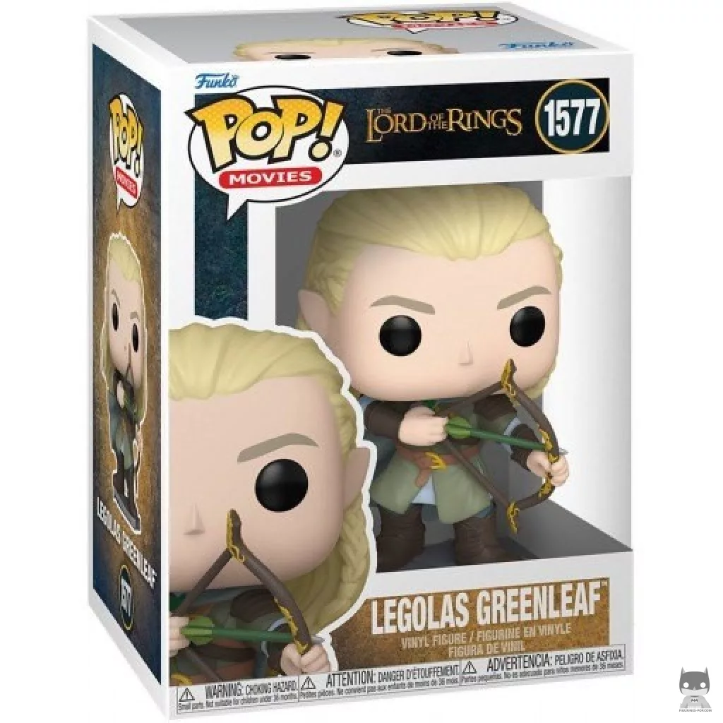 Figura Funko Pop! Legolas Hojaverde en su caja
