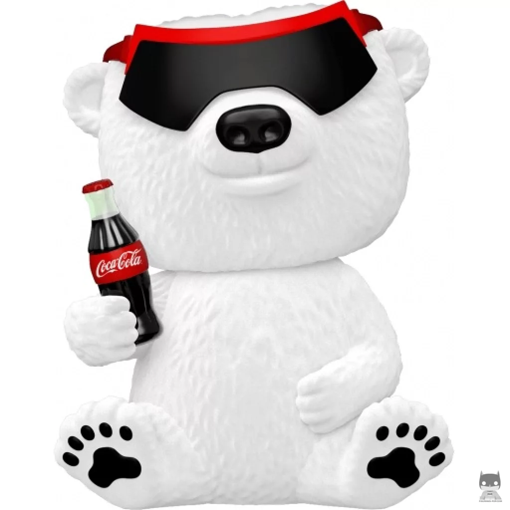 Figura Funko Pop! Oso polar de Coca-Cola de los 90 (Flocado) (Ad Icons)