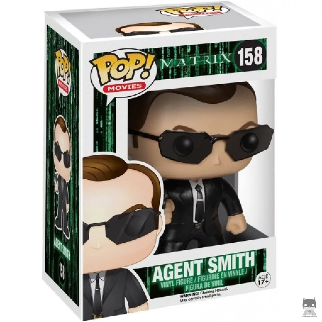 Figura Funko Pop! Agente Smith en su caja