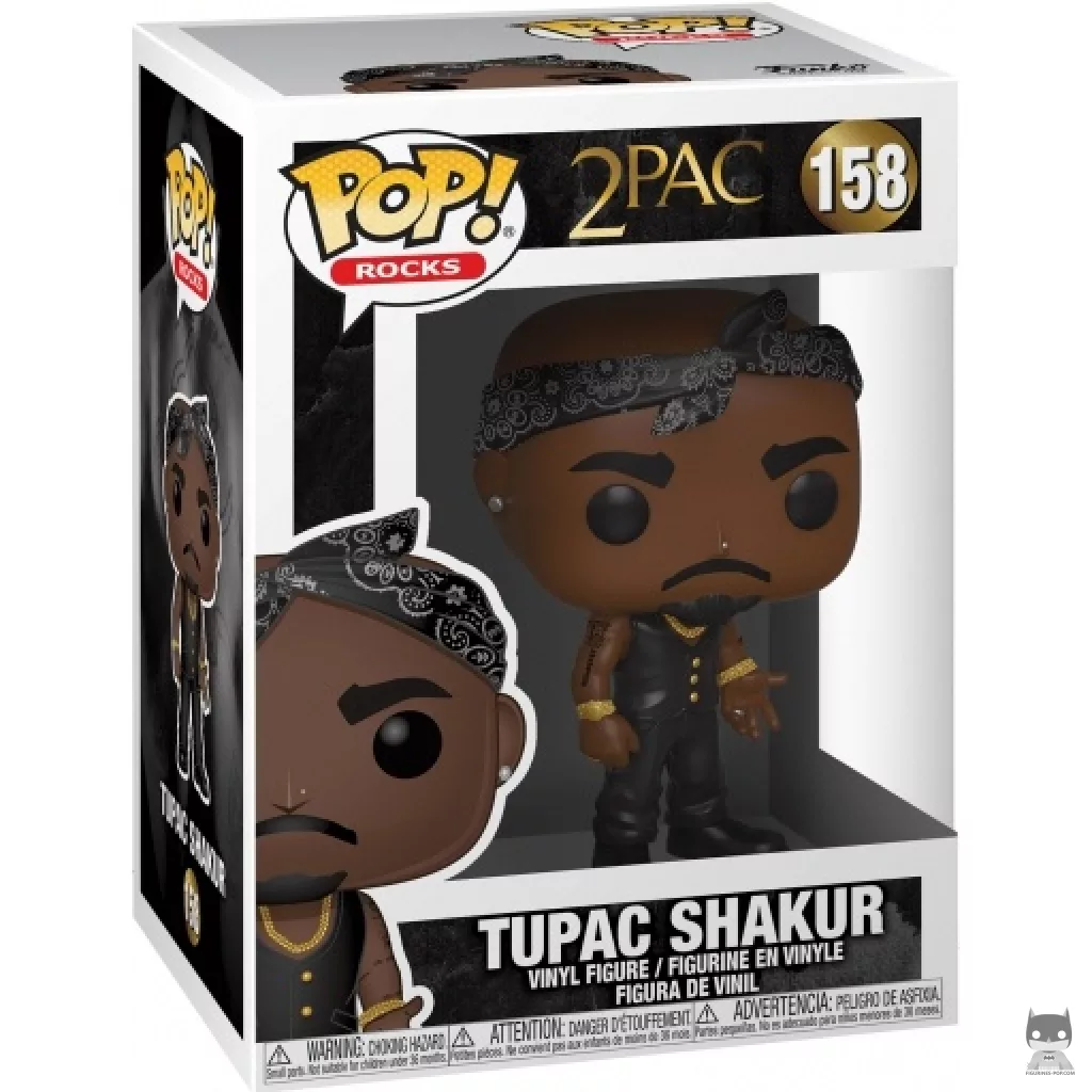 Figura Funko Pop! Tupac Shakur en su caja