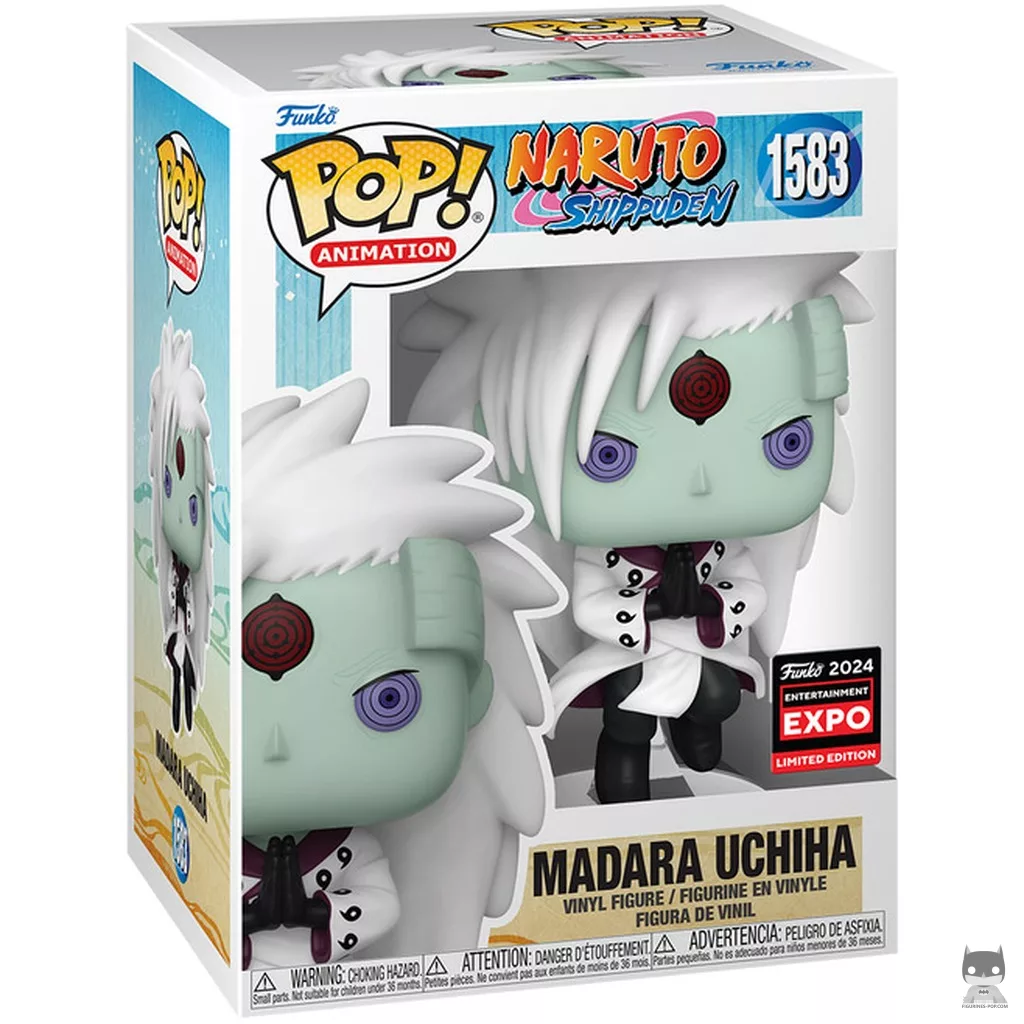 Figura Funko Pop! Madara Uchiha en su caja