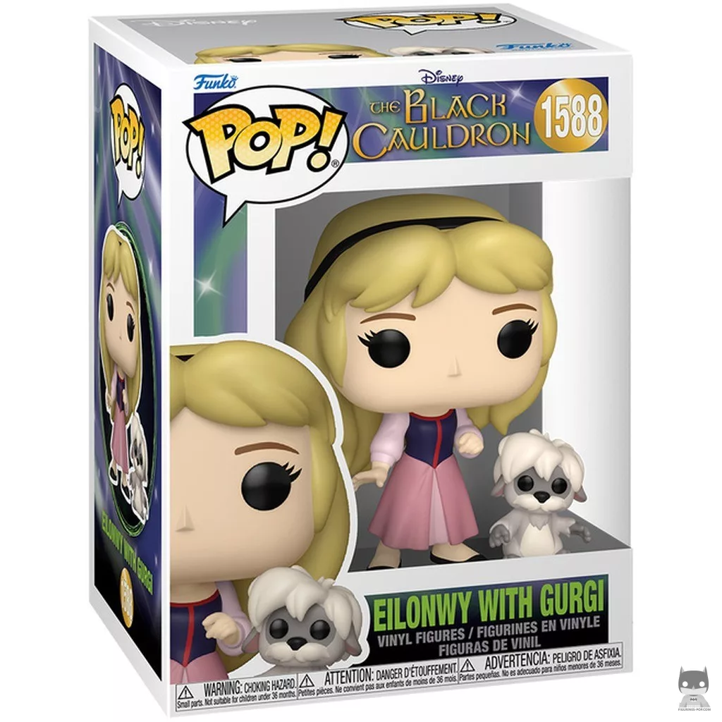 Figura Funko Pop! Eilonwy con Gurgi en su caja