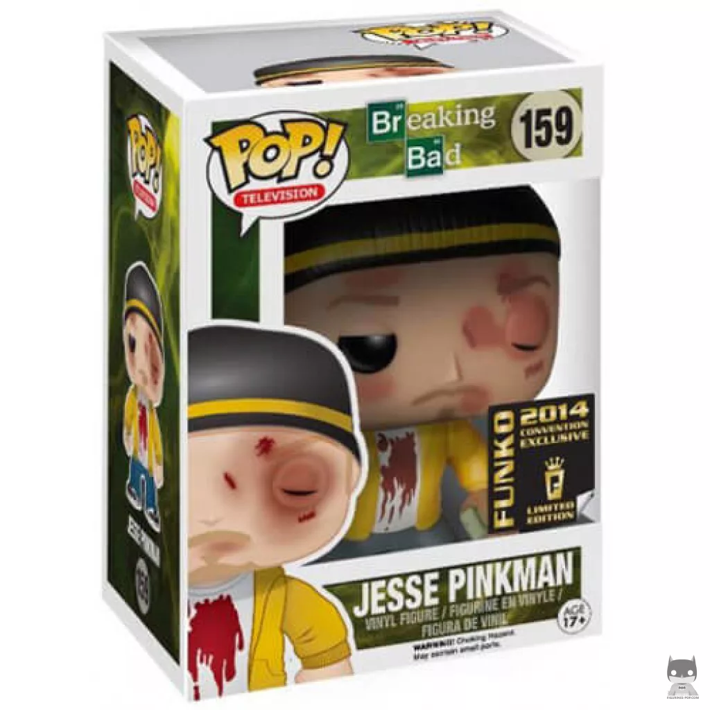 Figura Funko Pop! Jesse Pinkman (Ensangrentado) en su caja