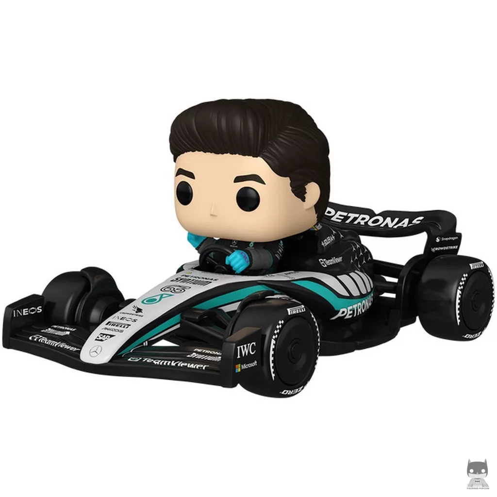 Figura Funko Pop! George Russell con el Mercedes AMG F1 (Fórmula 1)