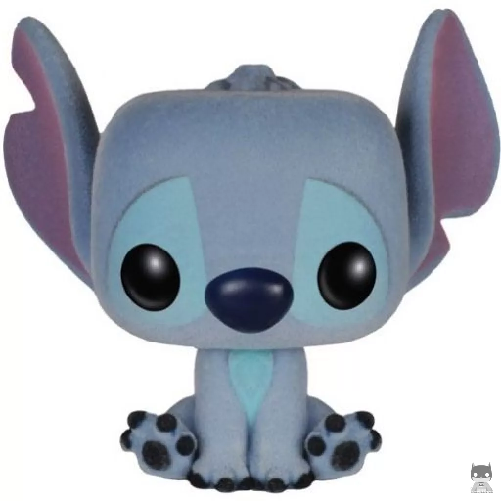 Figura Funko Pop! Stitch sentado (Flocado) (Lilo y Stitch)