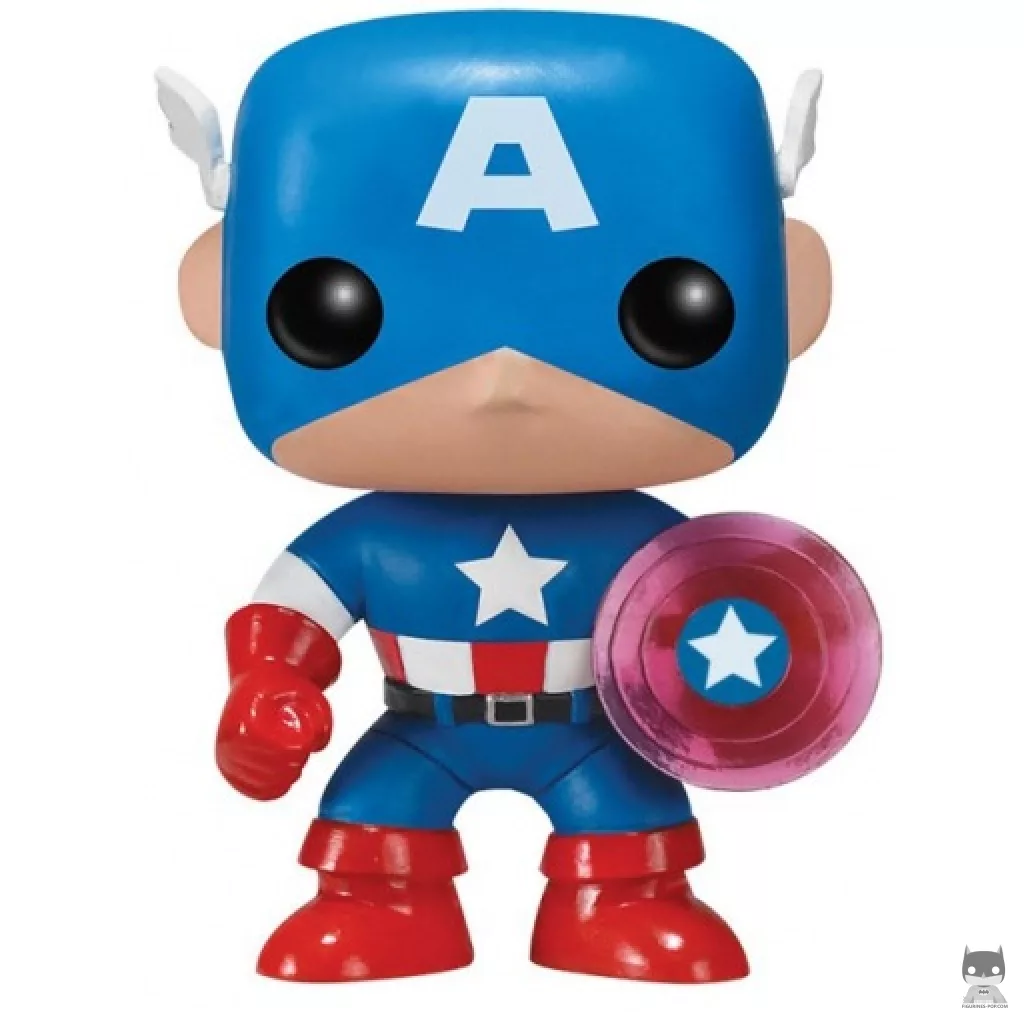 Figura Funko Pop! Capitán América (Marvel Comics)