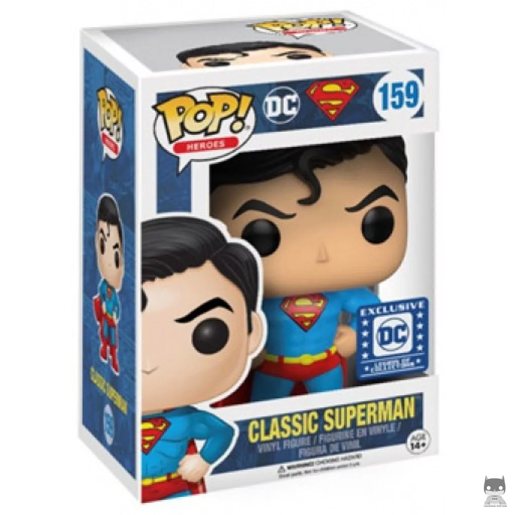 Figura Funko Pop! Superman clásico en su caja