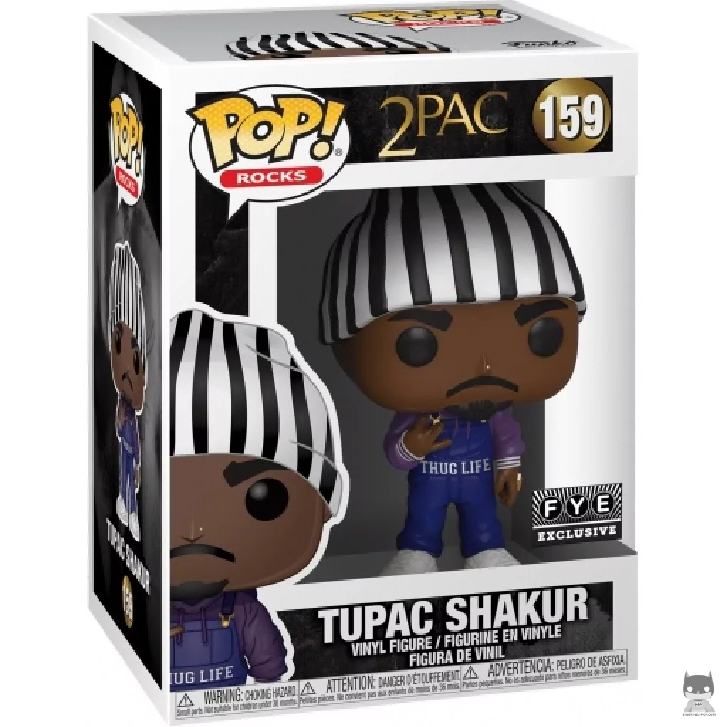 Figura Funko Pop! Tupac Shakur en su caja