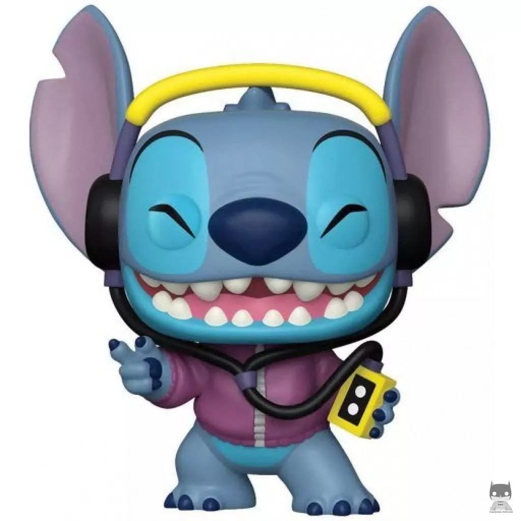 Figura Funko Pop! Stitch con auriculares (Lilo y Stitch)