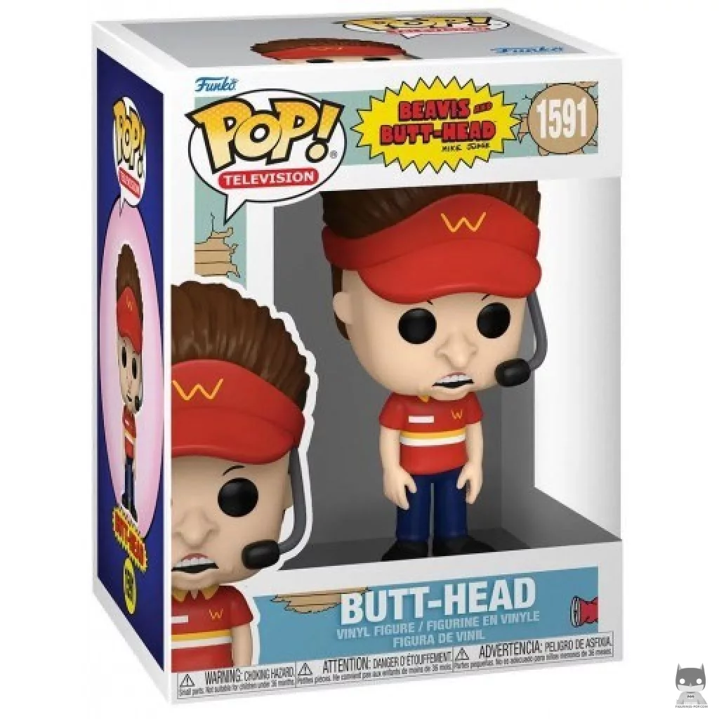 Figura Funko Pop! Butt-Head en su caja