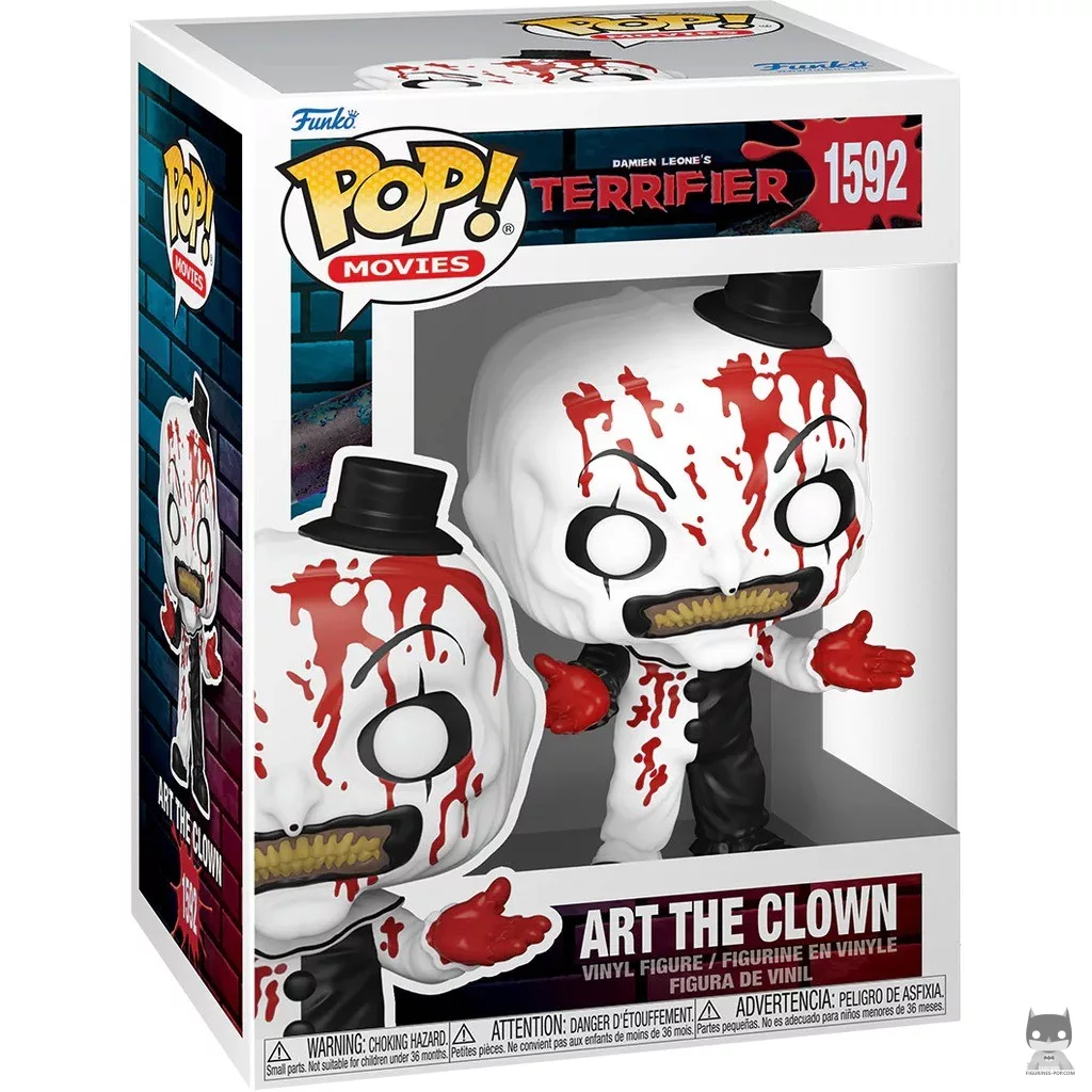 Figura Funko Pop! Art el Payaso (Ensangrentado) en su caja