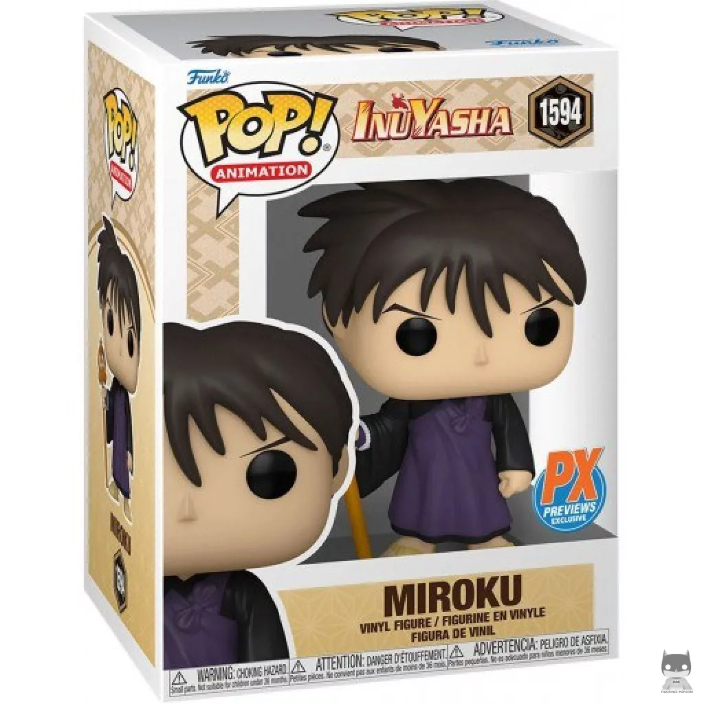 Figura Funko Pop! Miroku en su caja