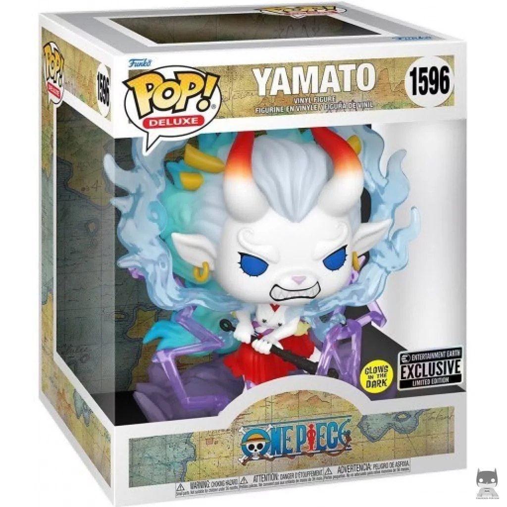 Figura Funko Pop! Yamato (Forma de hombre bestia) (Brilla en la oscuridad) en su caja