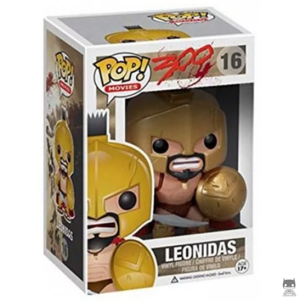 Figura Funko Pop! Leonidas en su caja