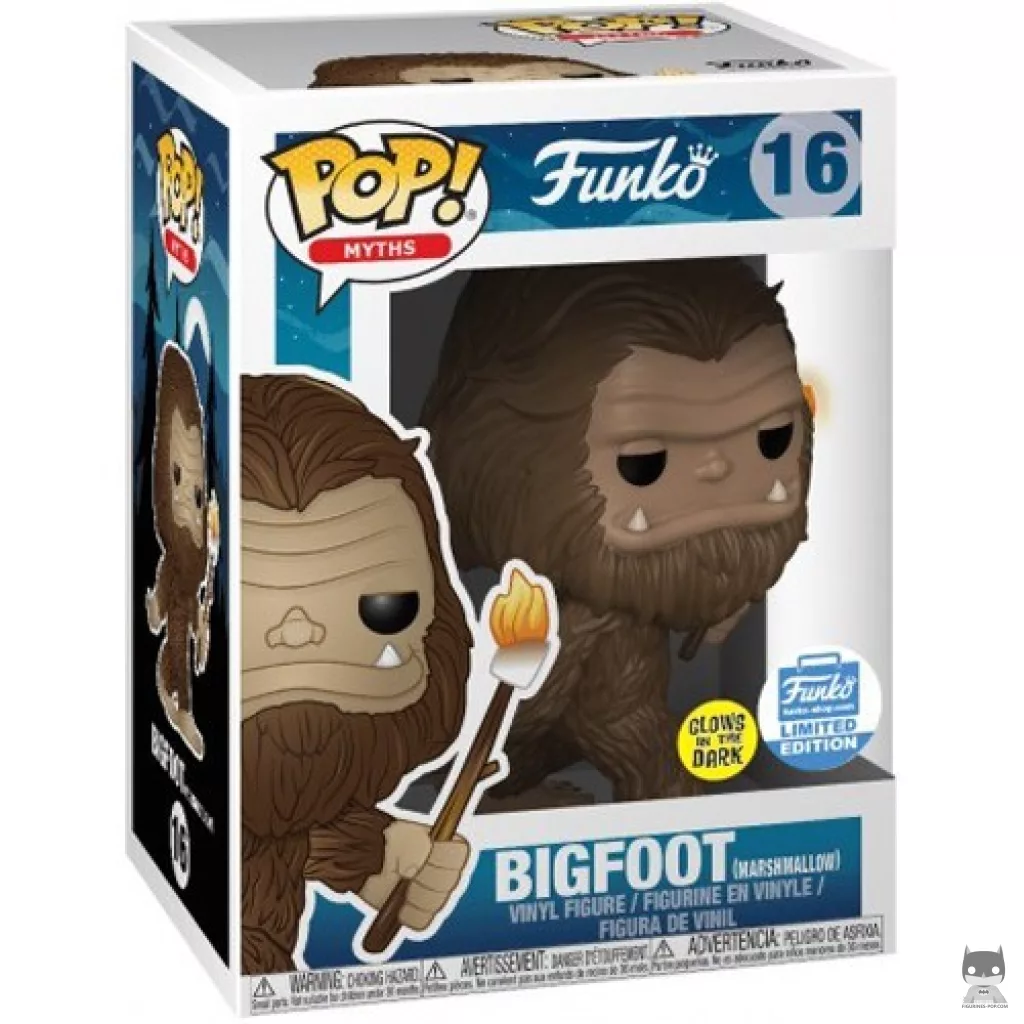 Figura Funko Pop! Bigfoot con malvavisco en su caja