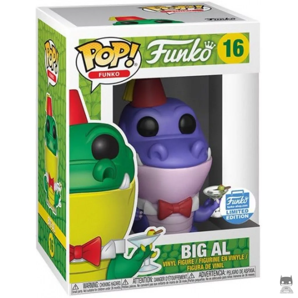 Figura Funko Pop! Big Al (Lavanda) en su caja
