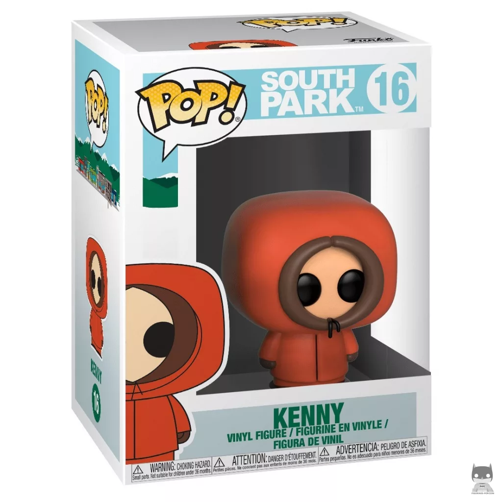 Figura Funko Pop! Kenny McCormick en su caja