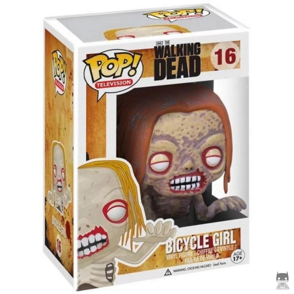 Figura Funko Pop! Caminante chica de la bicicleta en su caja