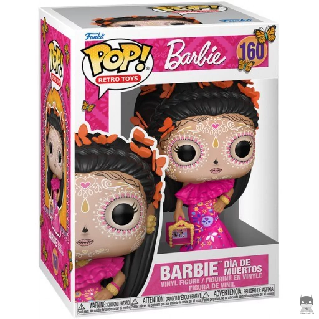 Figura Funko Pop! Barbie Día de Muertos en su caja
