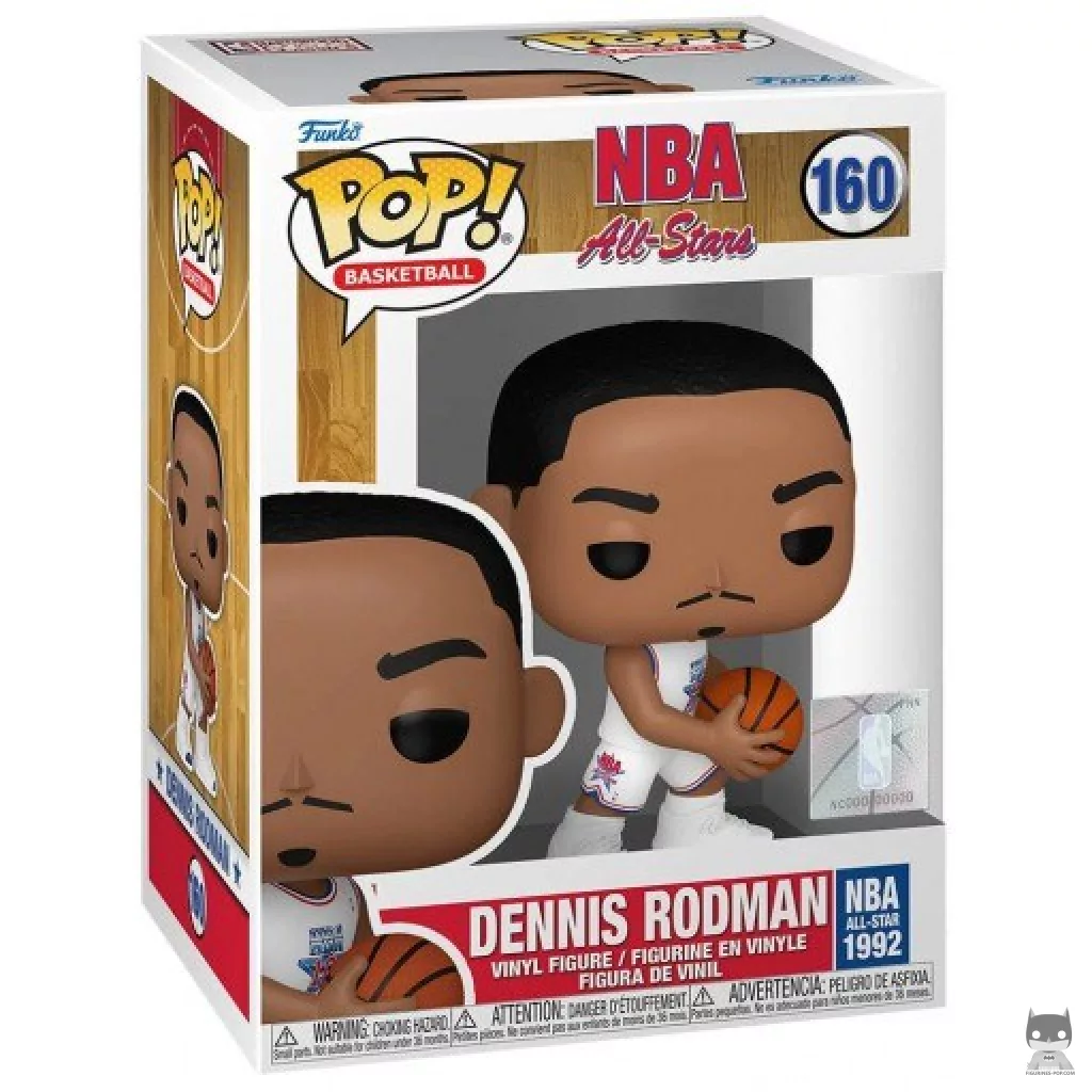 Figura Funko Pop! Dennis Rodman en su caja