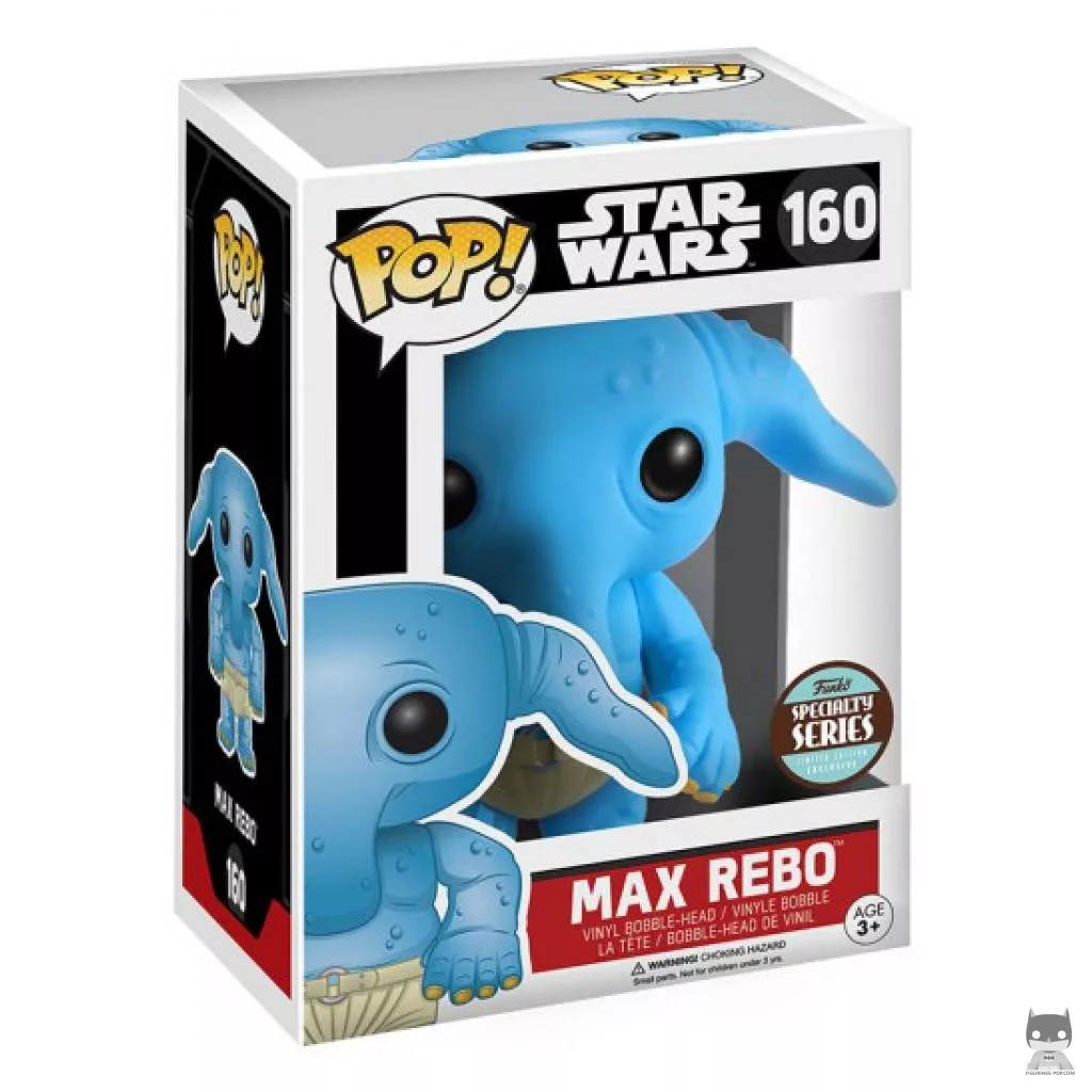 Figura Funko Pop! Max Rebo en su caja
