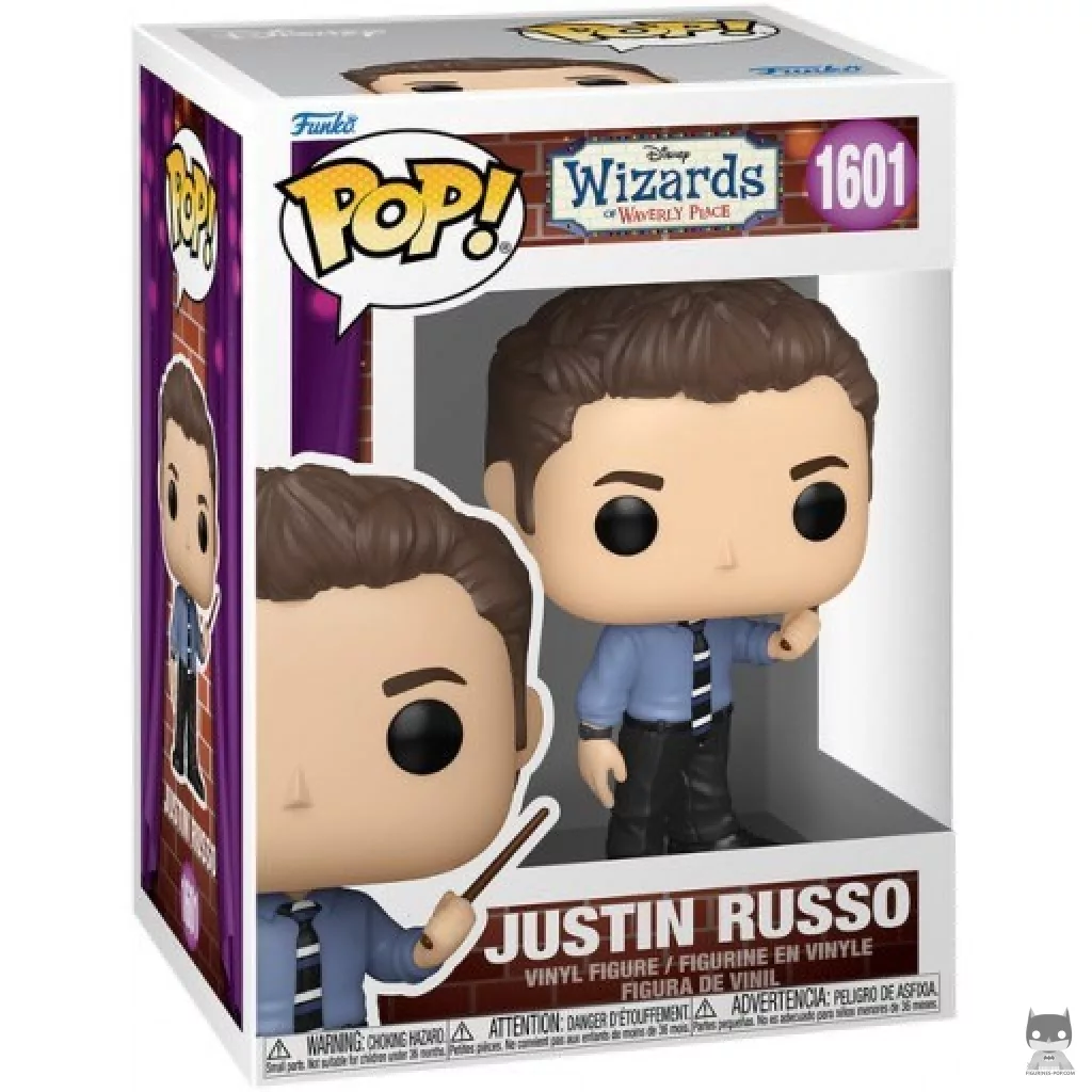 Figura Funko Pop! Justin Russo en su caja