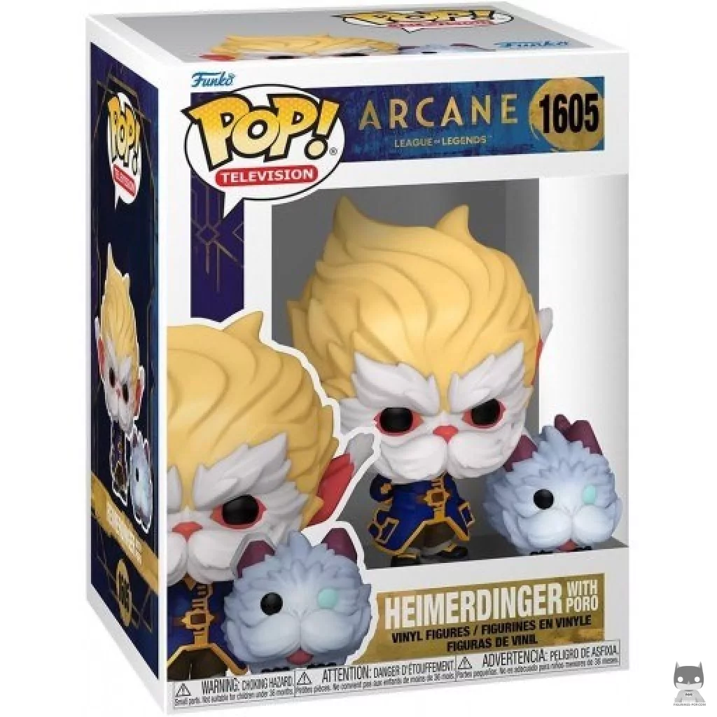 Figura Funko Pop! Heimerdinger con Poro en su caja