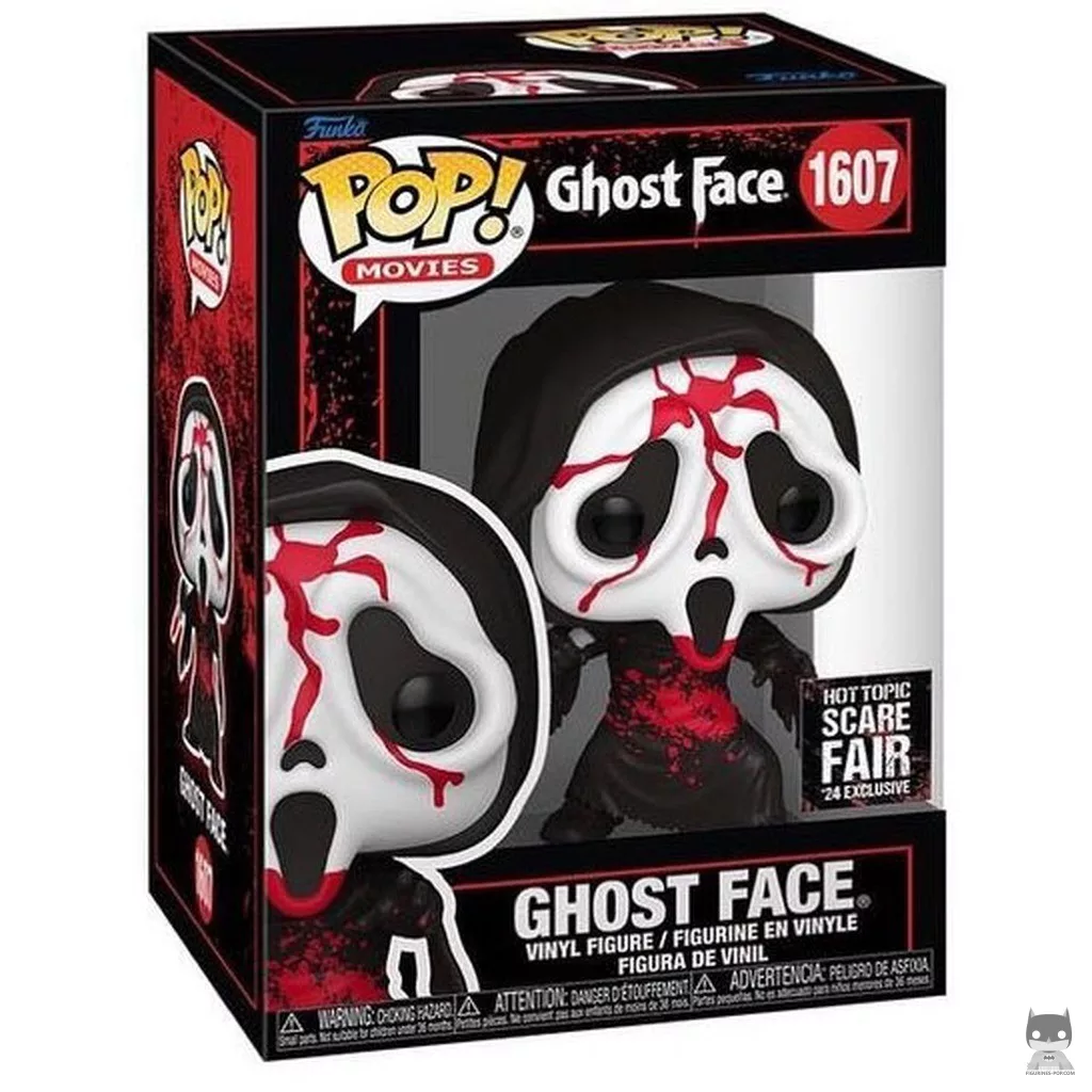 Figura Funko Pop! Ghost Face (Ensangrentado) en su caja