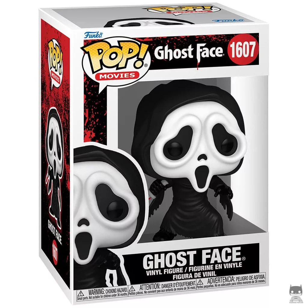 Figura Funko Pop! Ghost Face en su caja