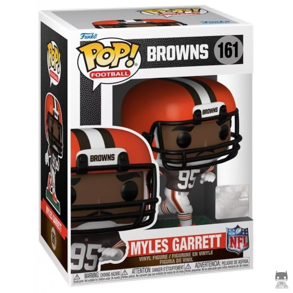 Figura Funko Pop! Myles Garrett en su caja
