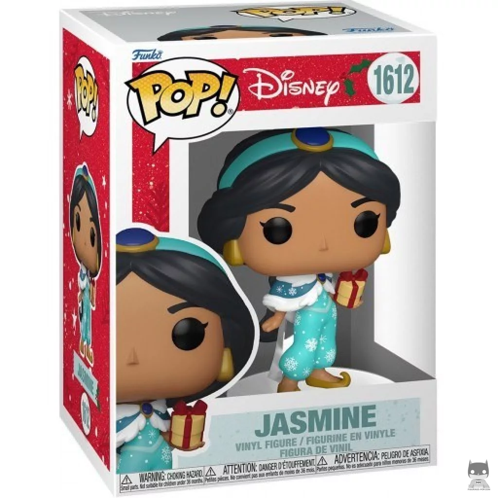 Figura Funko Pop! Jasmine (Navidad) en su caja