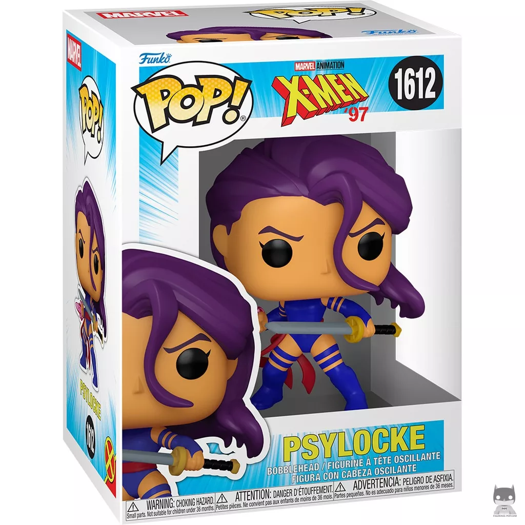 Figura Funko Pop! Psylocke en su caja