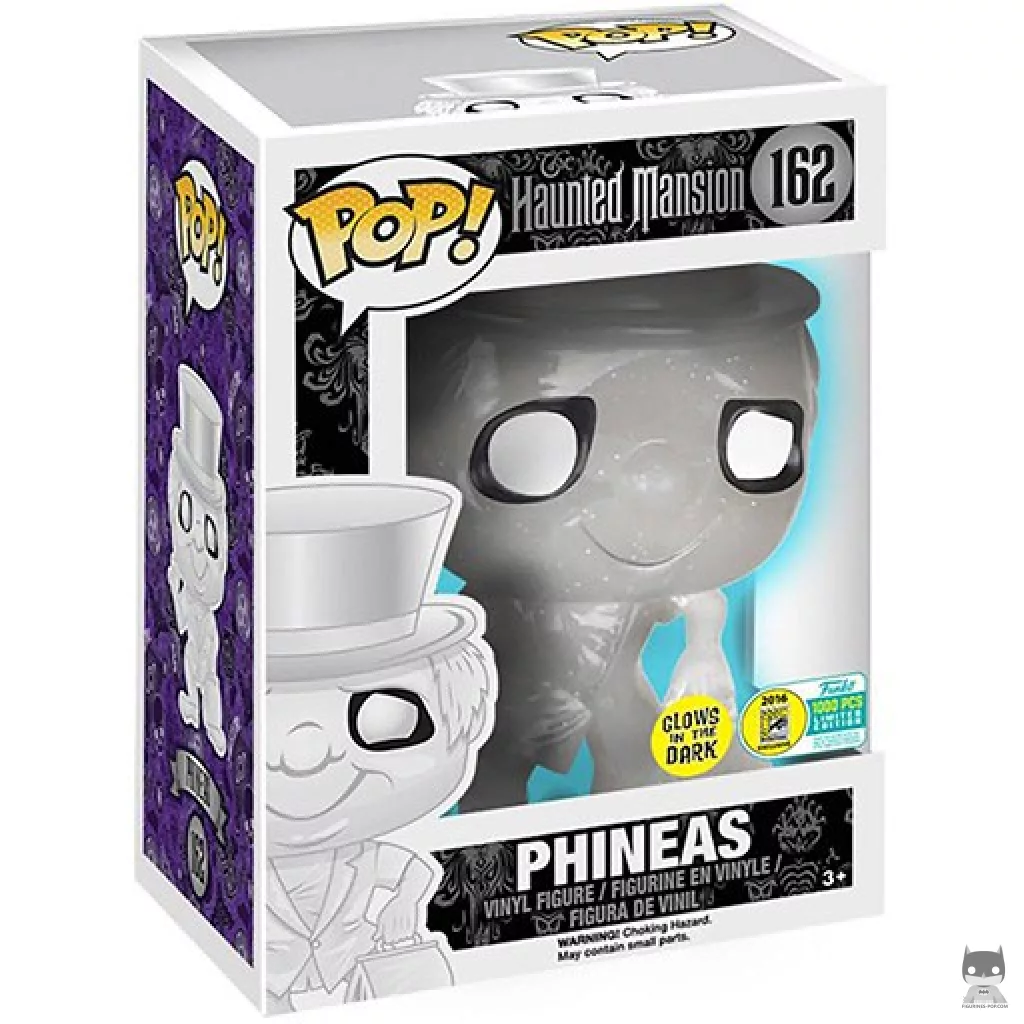 Figura Funko Pop! Phineas (Blanco) en su caja