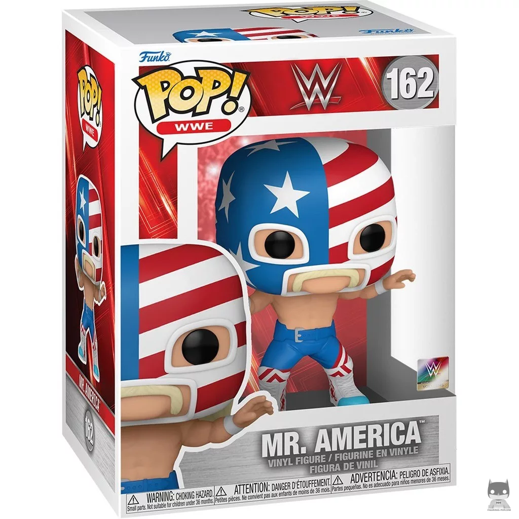 Figura Funko Pop! Mr. America en su caja
