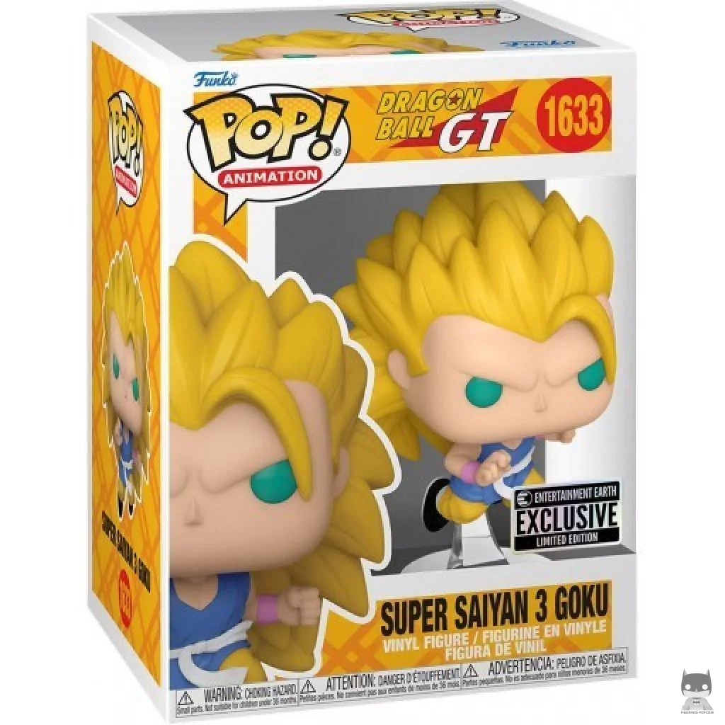 Figura Funko Pop! Goku Super Saiyan 3 en su caja