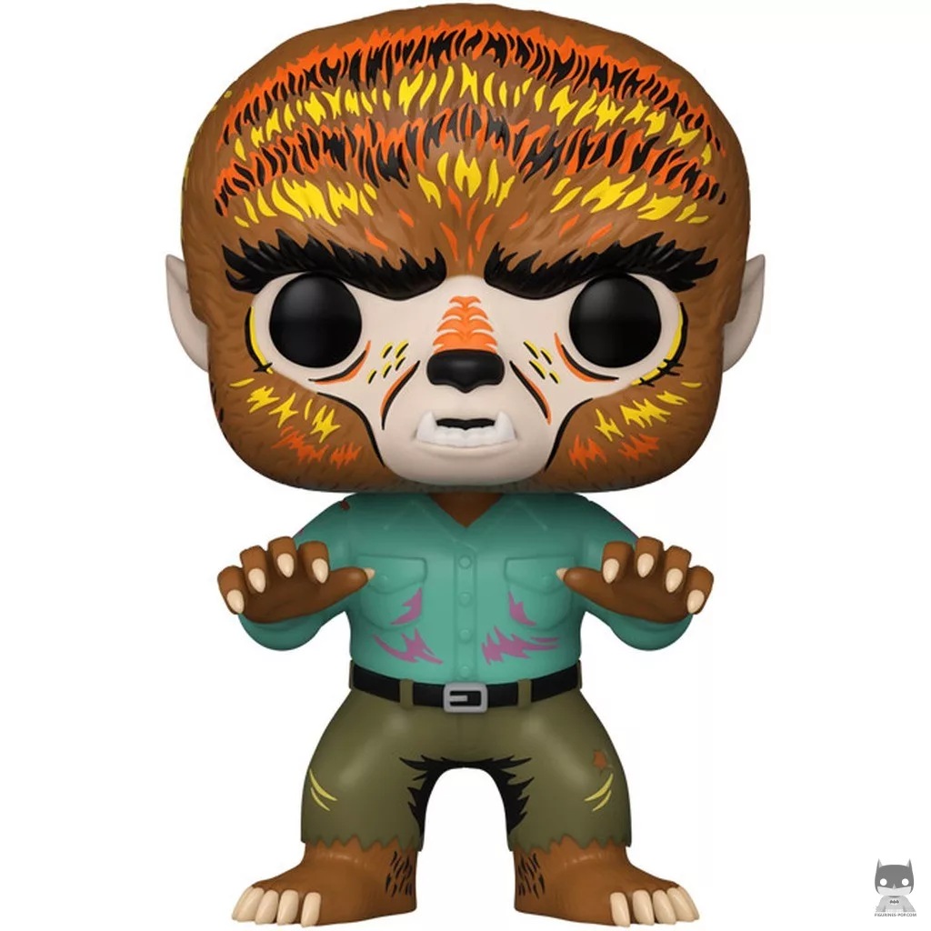 Figura Funko Pop! El Hombre Lobo (Luz negra) (Monstruos de Universal)
