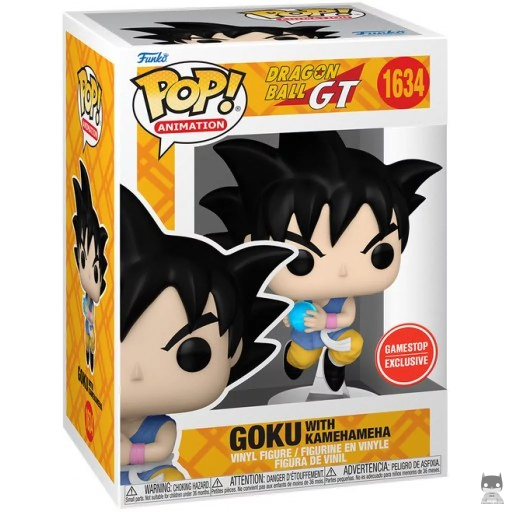 Figura Funko Pop! Goku con Kamehameha en su caja