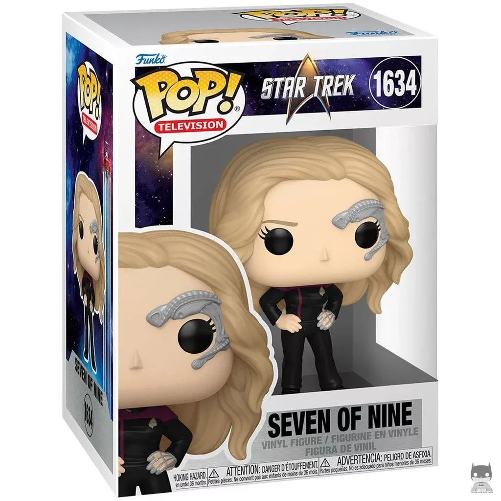 Figura Funko Pop! Seven of Nine en su caja