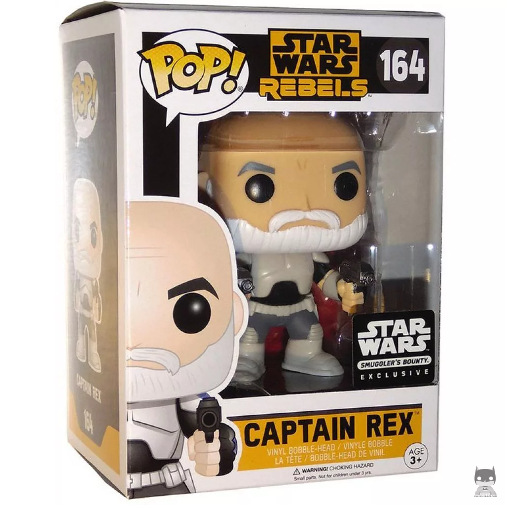 Figura Funko Pop! Captain Rex en su caja