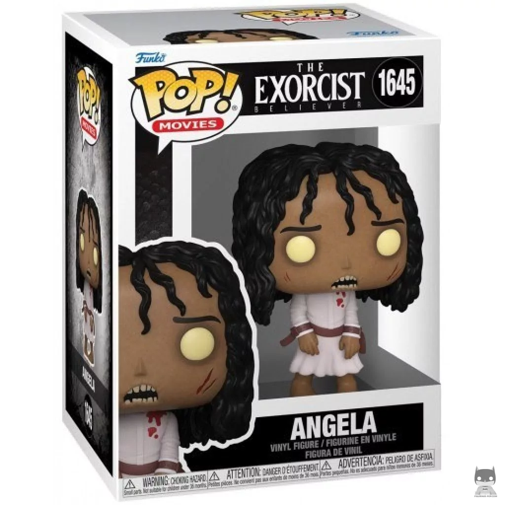 Figura Funko Pop! Angela poseída en su caja