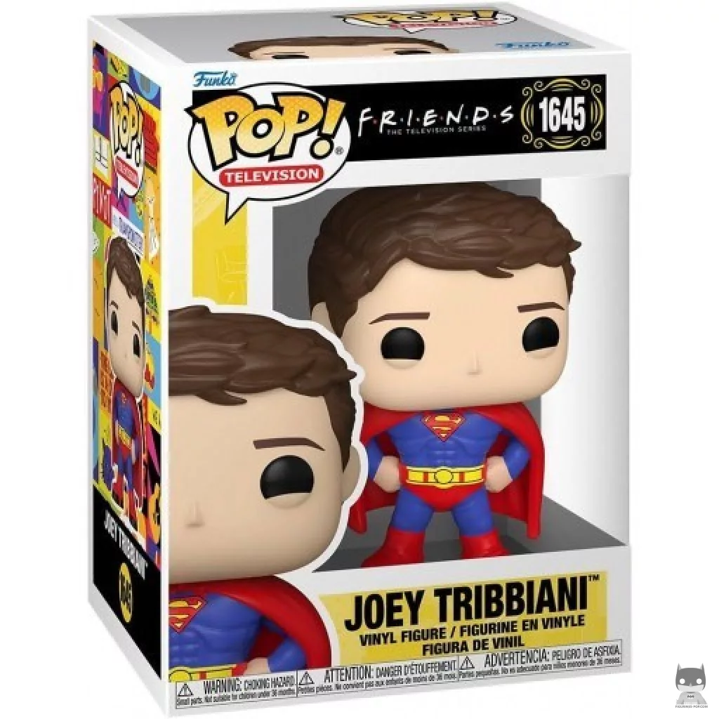Figura Funko Pop! Joey Tribbiani (Disfraz de Superman) en su caja