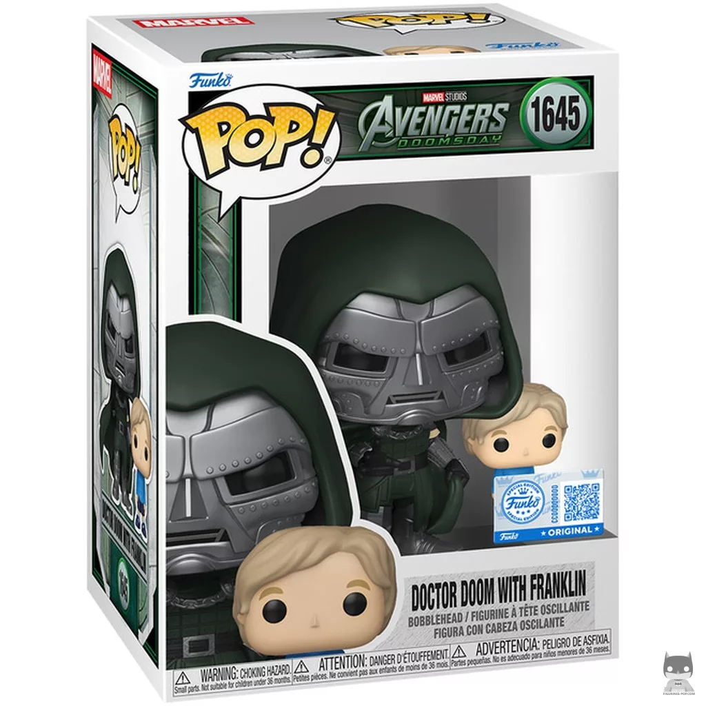 Figura Funko Pop! Doctor Muerte con Franklin en su caja