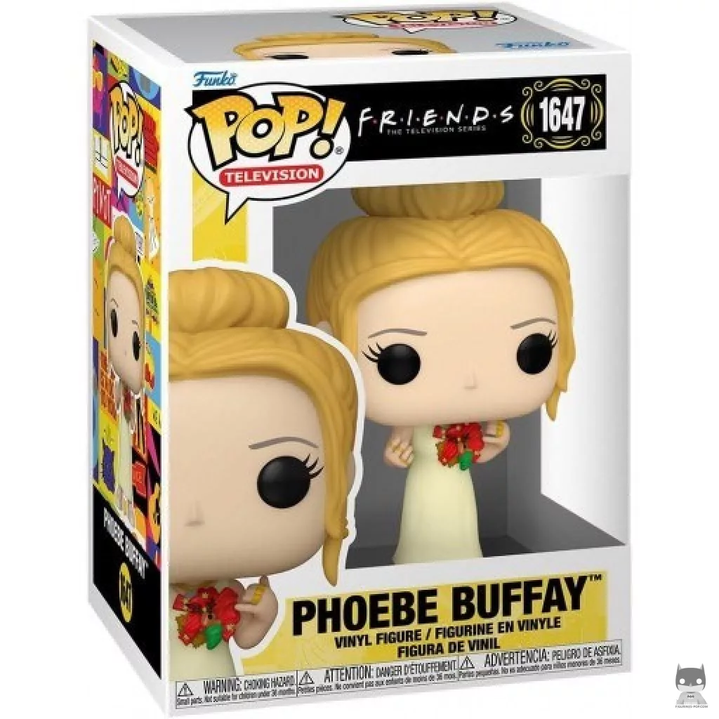 Figura Funko Pop! Phoebe Buffay (Vestido amarillo) en su caja