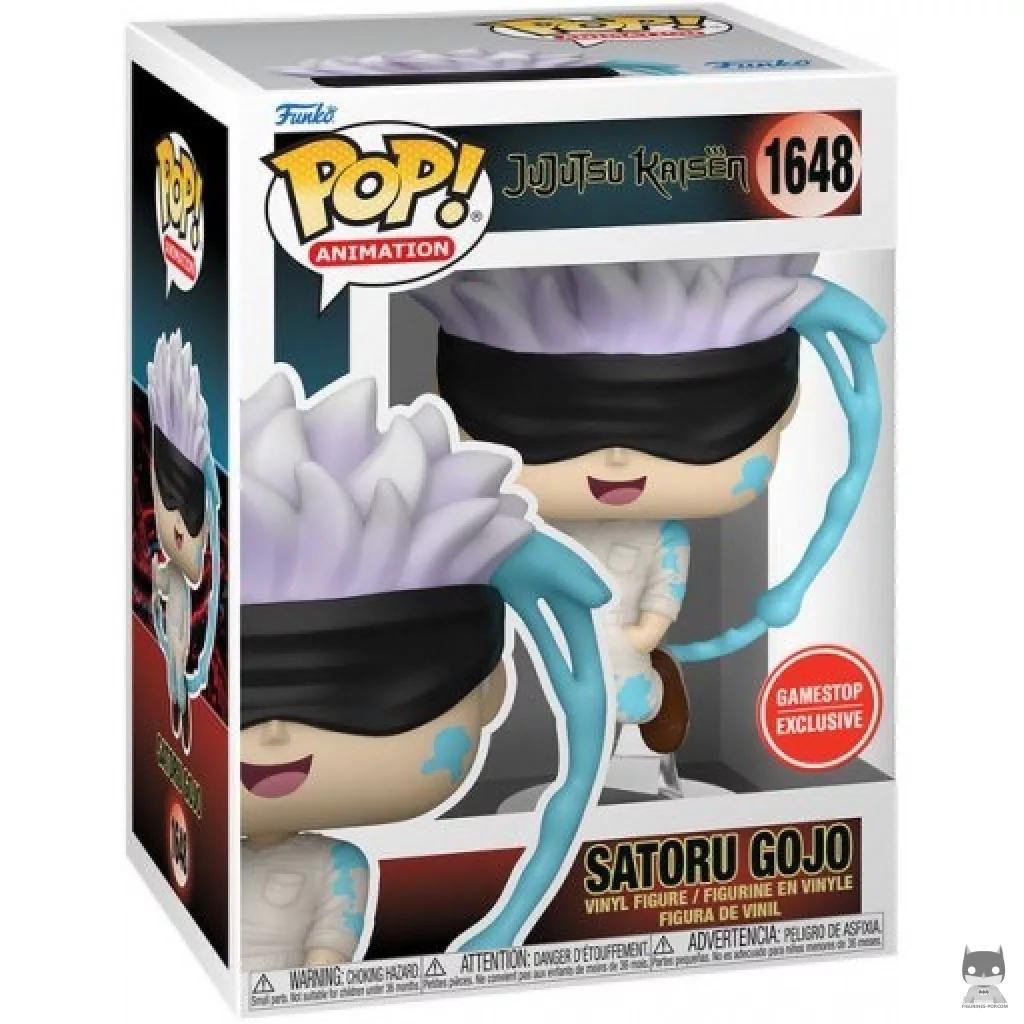 Figura Funko Pop! Satoru Gojo en su caja