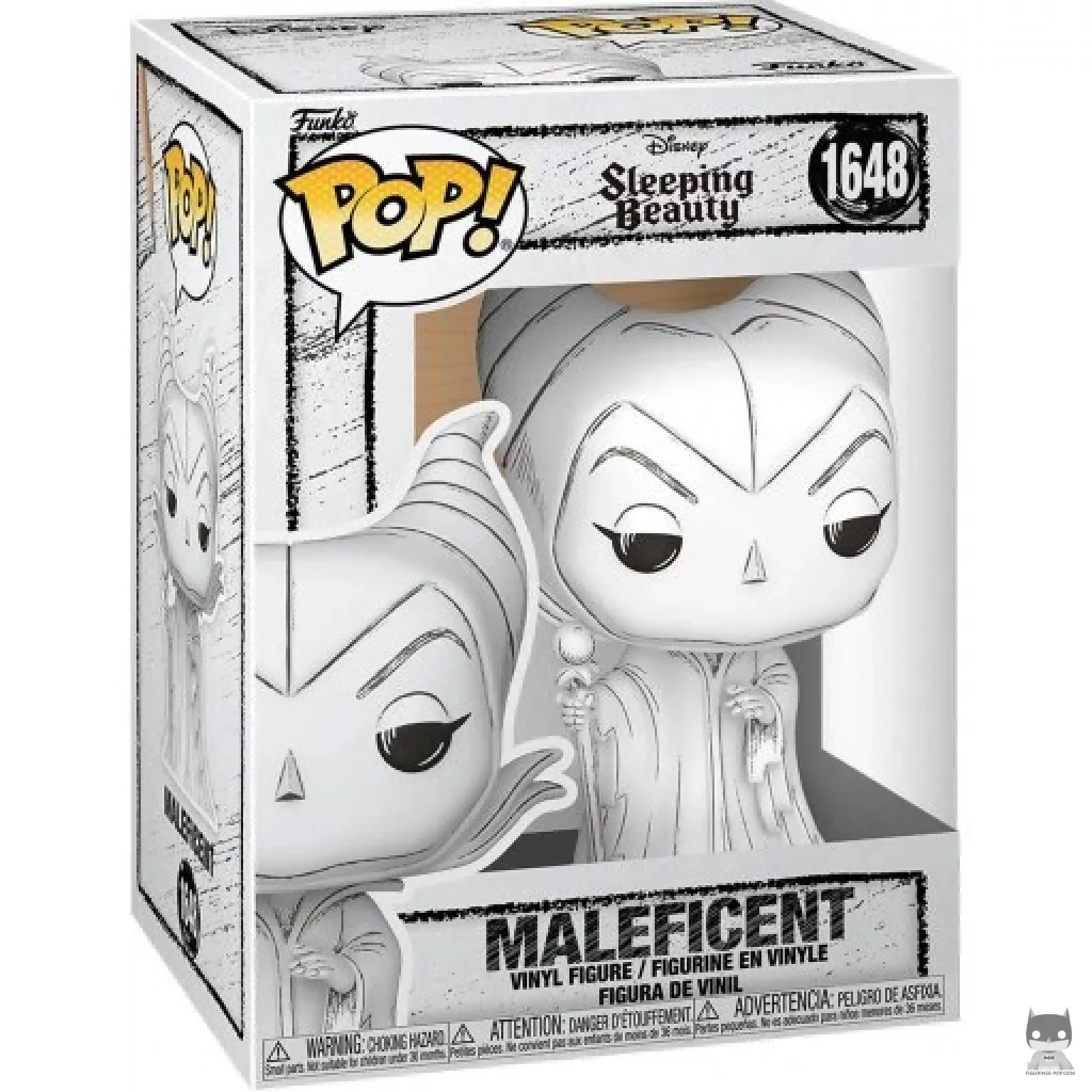 Figura Funko Pop! Maléfica (Sketched) en su caja