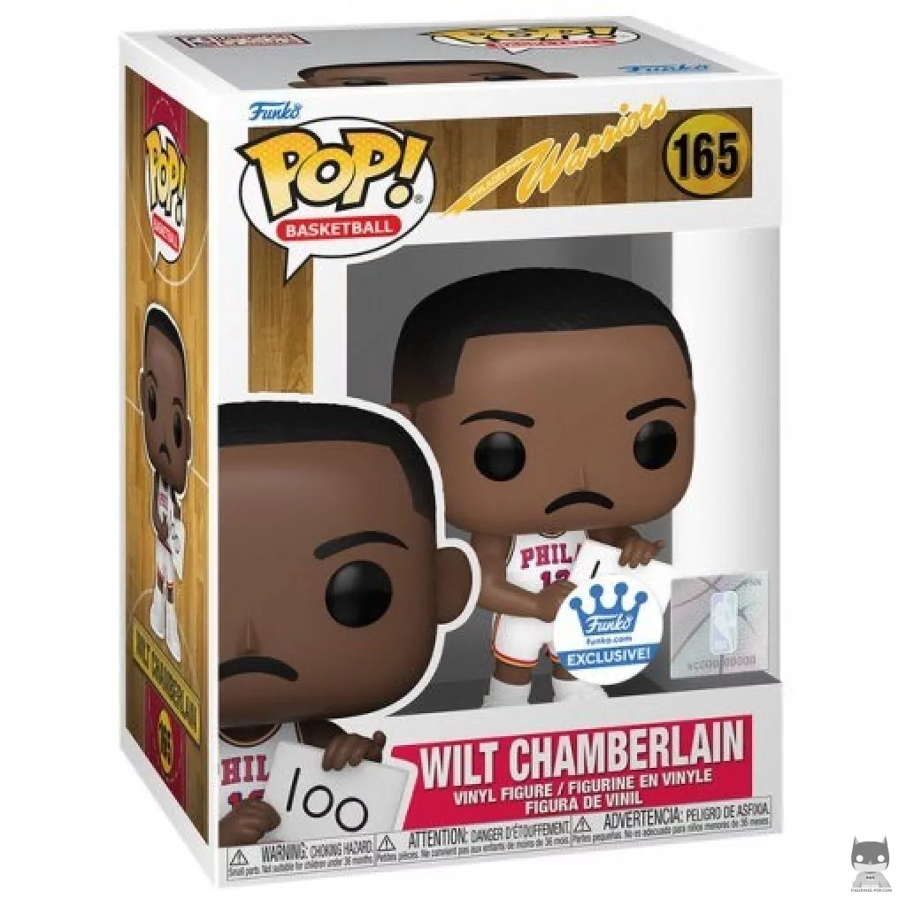 Figura Funko Pop! Wilt Chamberlain en su caja