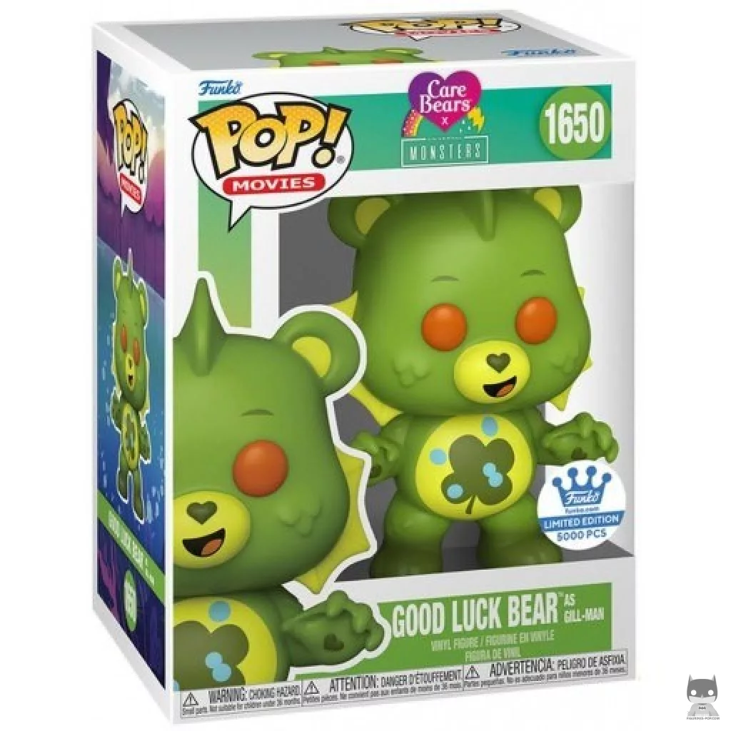 Figura Funko Pop! Suertosito como el monstruo de la Laguna Negra en su caja